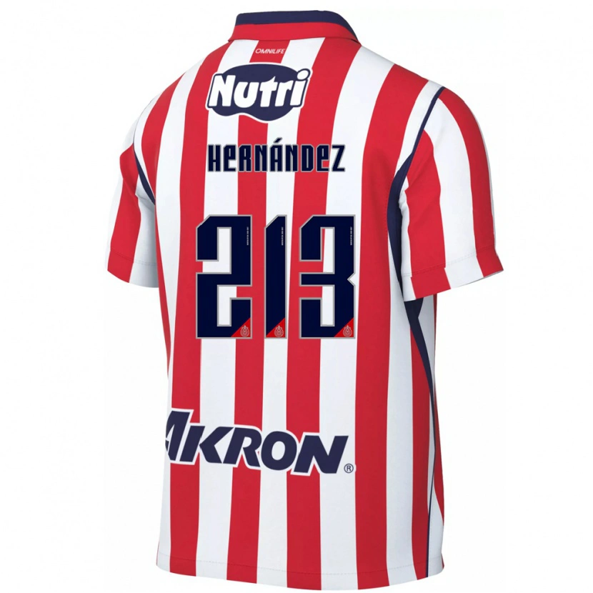 Danxen Homme Maillot Zinédine Hernández #213 Rouge Blanc Tenues Domicile 2026/27 T-Shirt