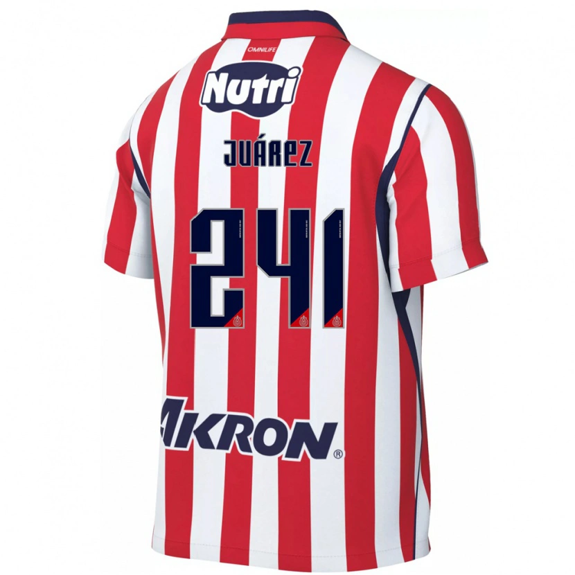 Danxen Homme Maillot Hugo Juárez #241 Rouge Blanc Tenues Domicile 2026/27 T-Shirt