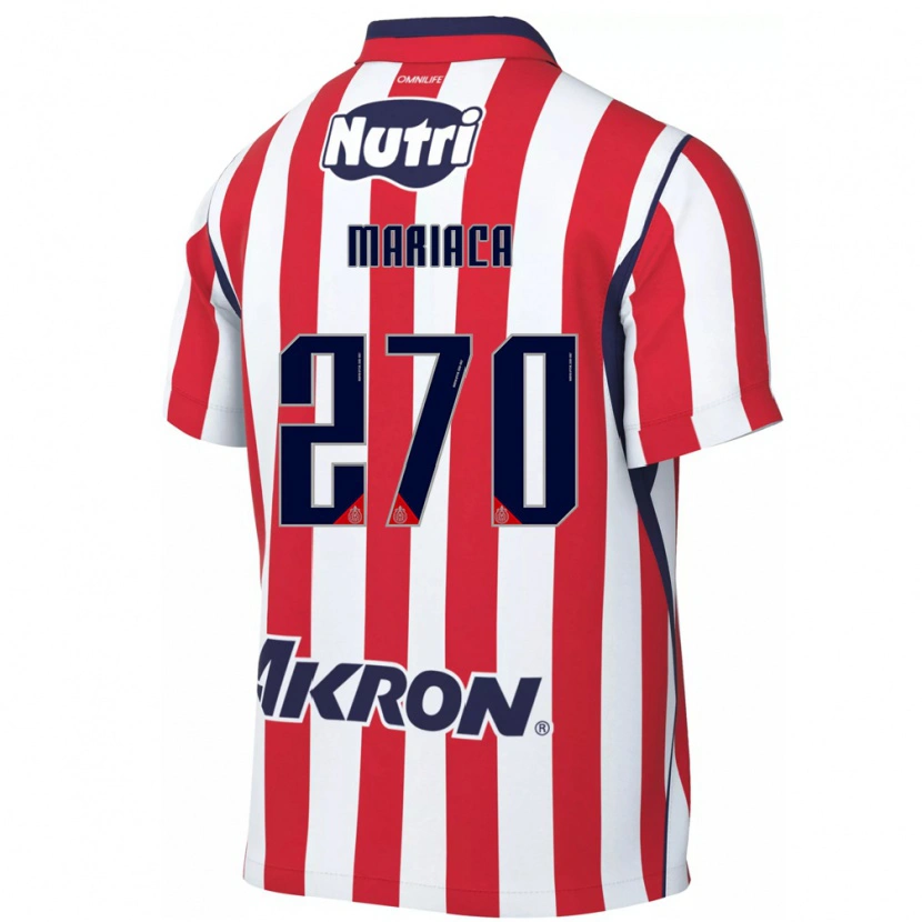 Danxen Homme Maillot Aldrin Mariaca #270 Rouge Blanc Tenues Domicile 2026/27 T-Shirt