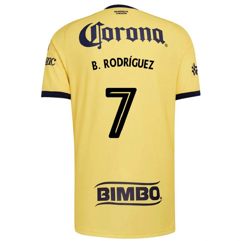 Danxen Homme Maillot Brian Rodríguez #7 Jaune Rouge Noir Tenues Domicile 2026/27 T-Shirt