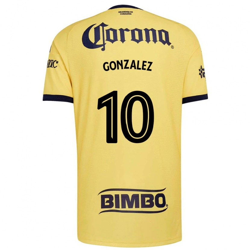 Danxen Homme Maillot Alison Gonzalez #10 Jaune Rouge Noir Tenues Domicile 2026/27 T-Shirt