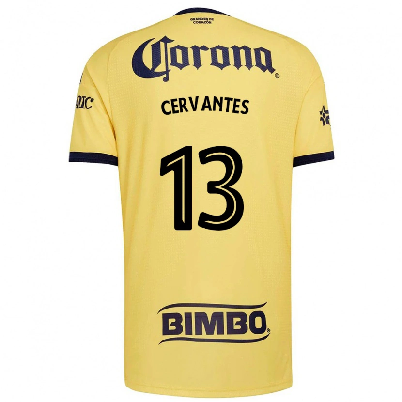 Danxen Homme Maillot Alan Cervantes #13 Jaune Rouge Noir Tenues Domicile 2026/27 T-Shirt