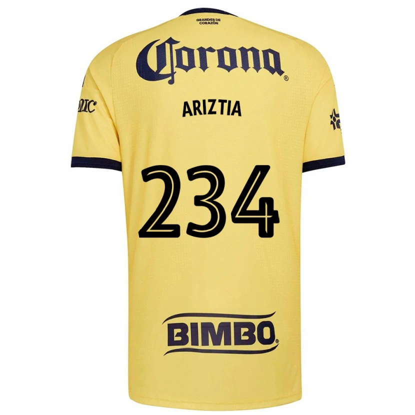 Danxen Homme Maillot Íñigo Ariztia #234 Jaune Rouge Noir Tenues Domicile 2026/27 T-Shirt