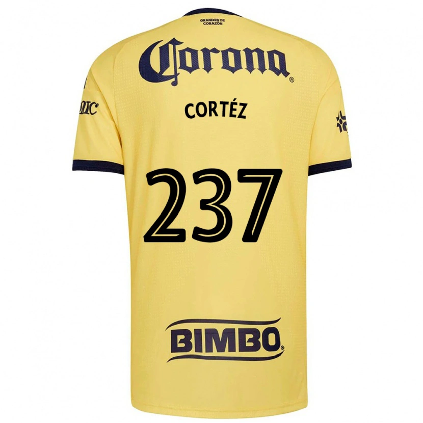 Danxen Homme Maillot Guillermo Cortéz #237 Jaune Rouge Noir Tenues Domicile 2026/27 T-Shirt
