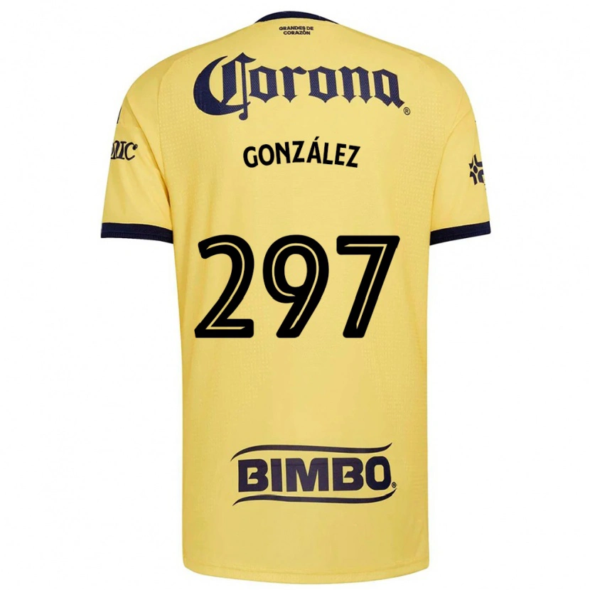 Danxen Homme Maillot Océlotl González #297 Jaune Rouge Noir Tenues Domicile 2026/27 T-Shirt
