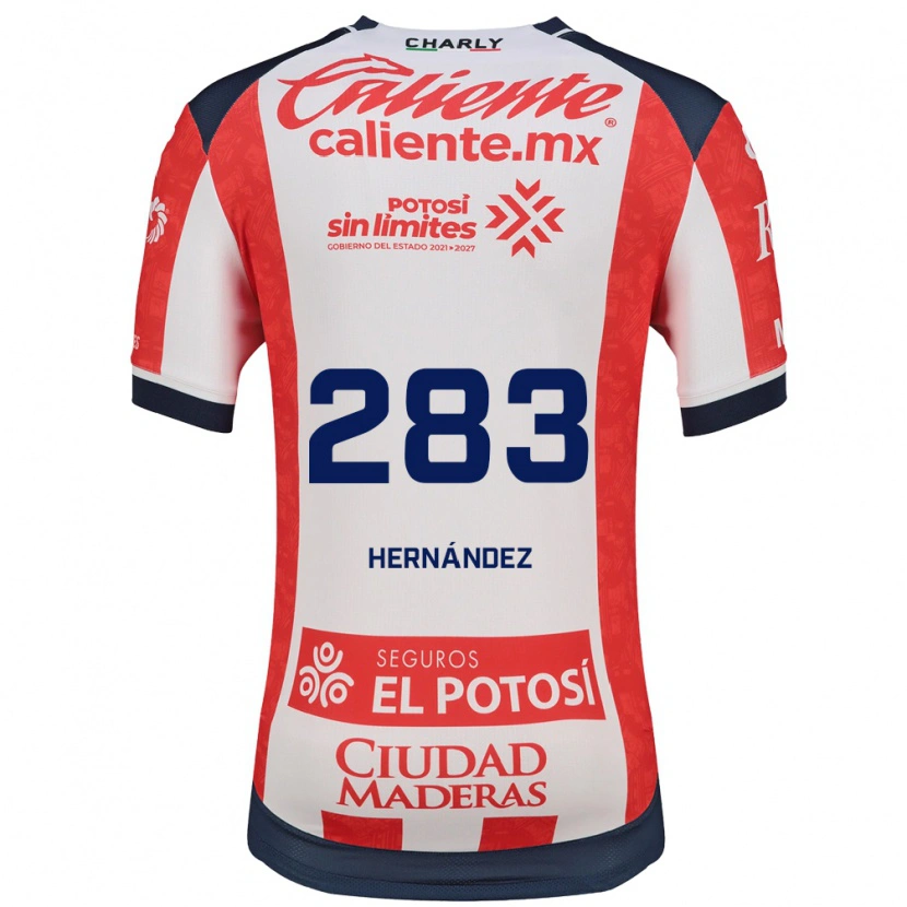 Danxen Homme Maillot Sebastián Hernández #283 Rouge Blanc Noir Tenues Domicile 2026/27 T-Shirt