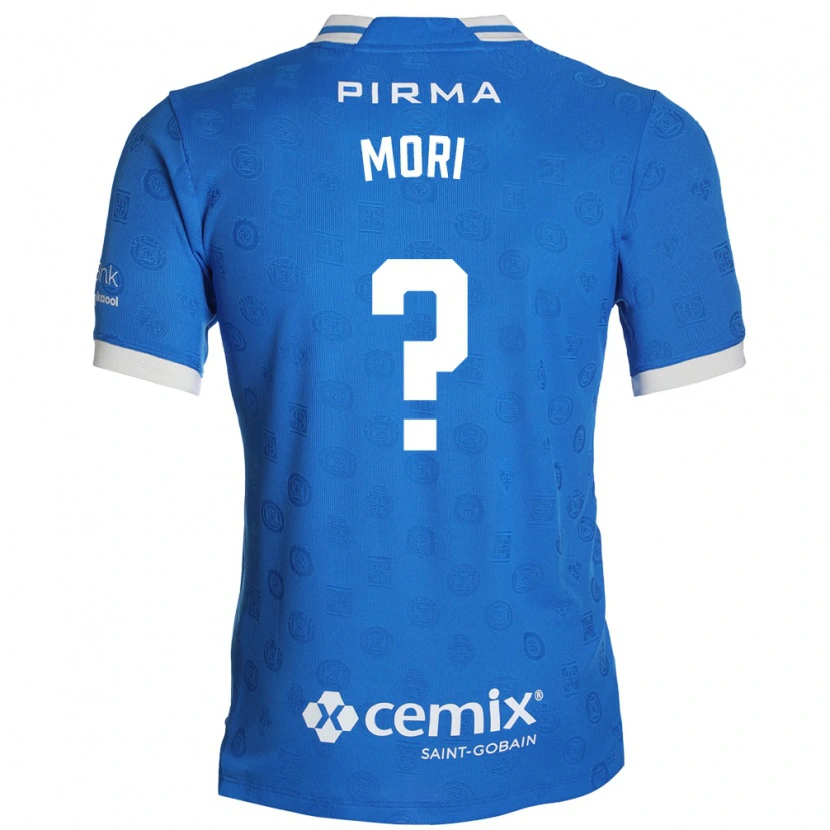 Danxen Homme Maillot Ramiro Funes Mori #0 Bleu Blanc Rouge Tenues Domicile 2026/27 T-Shirt