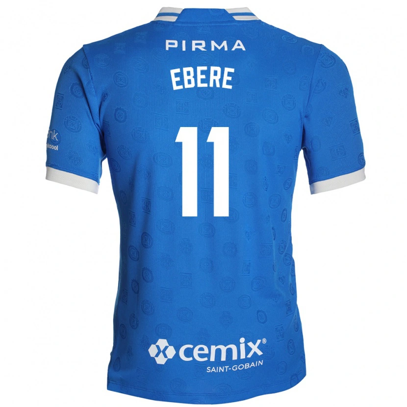 Danxen Homme Maillot Christian Ebere #11 Bleu Blanc Rouge Tenues Domicile 2026/27 T-Shirt