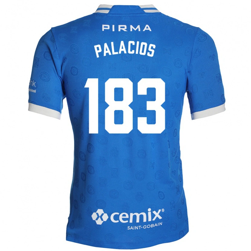 Danxen Homme Maillot Kelvin Palacios #183 Bleu Blanc Rouge Tenues Domicile 2026/27 T-Shirt