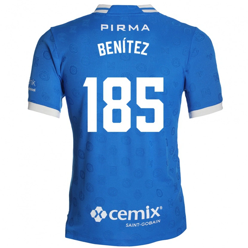 Danxen Homme Maillot Cristopher Benítez #185 Bleu Blanc Rouge Tenues Domicile 2026/27 T-Shirt