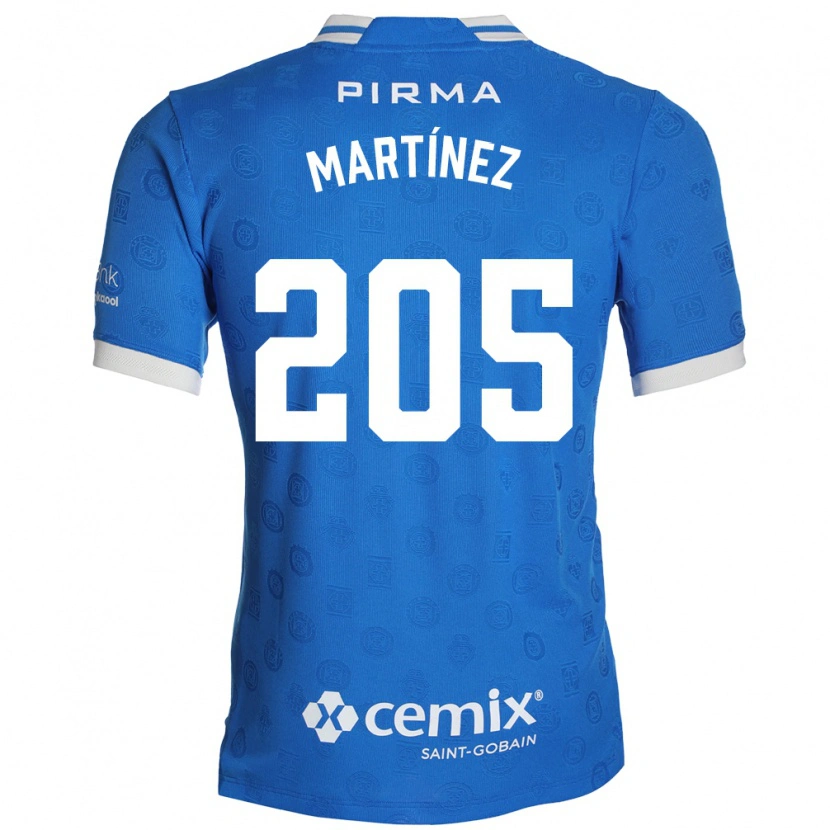 Danxen Homme Maillot César Martínez #205 Bleu Blanc Rouge Tenues Domicile 2026/27 T-Shirt