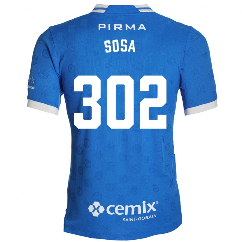 Danxen Homme Maillot Dustyn Sosa #302 Bleu Blanc Rouge Tenues Domicile 2026/27 T-Shirt