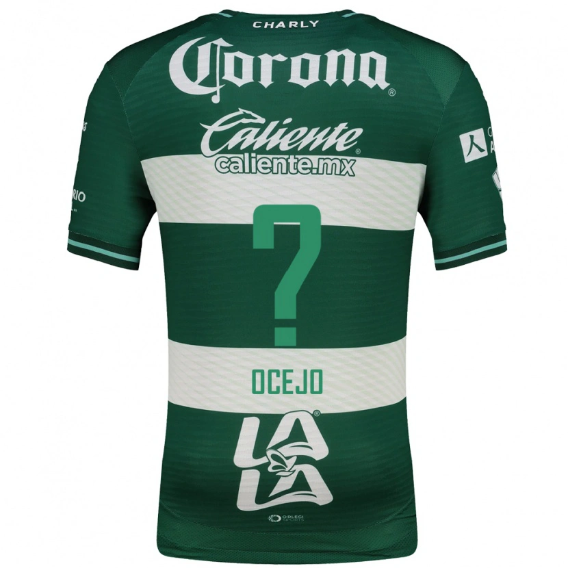 Danxen Homme Maillot Jesus Ocejo #0 Vert Blanc Tenues Domicile 2026/27 T-Shirt