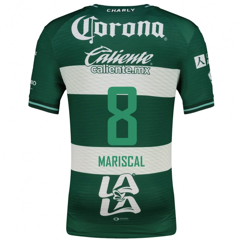Danxen Homme Maillot Salvador Mariscal #8 Vert Blanc Tenues Domicile 2026/27 T-Shirt