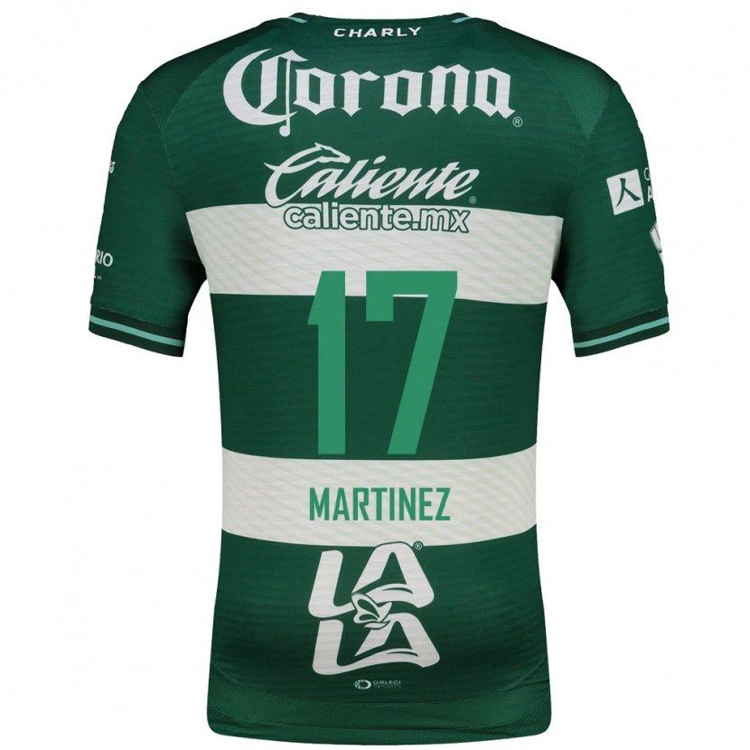 Danxen Homme Maillot Marianne Martinez #17 Vert Blanc Tenues Domicile 2026/27 T-Shirt