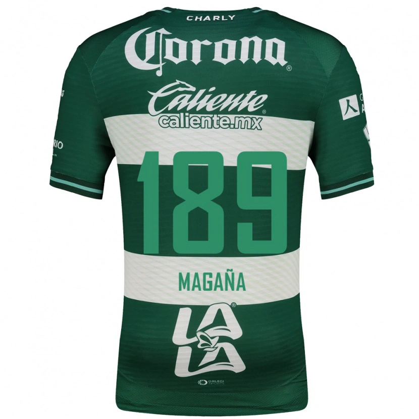 Danxen Homme Maillot Emilio Magaña #189 Vert Blanc Tenues Domicile 2026/27 T-Shirt