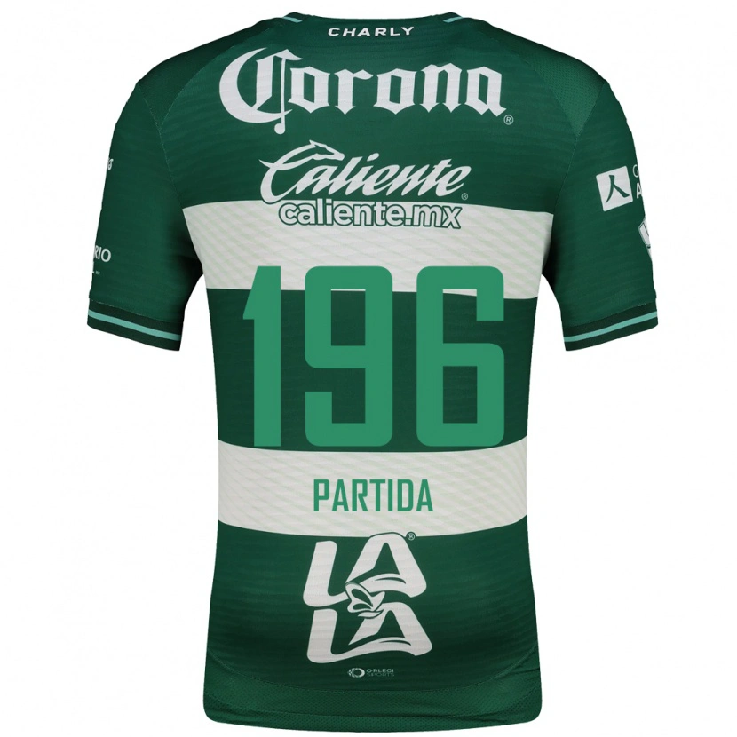Danxen Homme Maillot Alejandro Partida #196 Vert Blanc Tenues Domicile 2026/27 T-Shirt