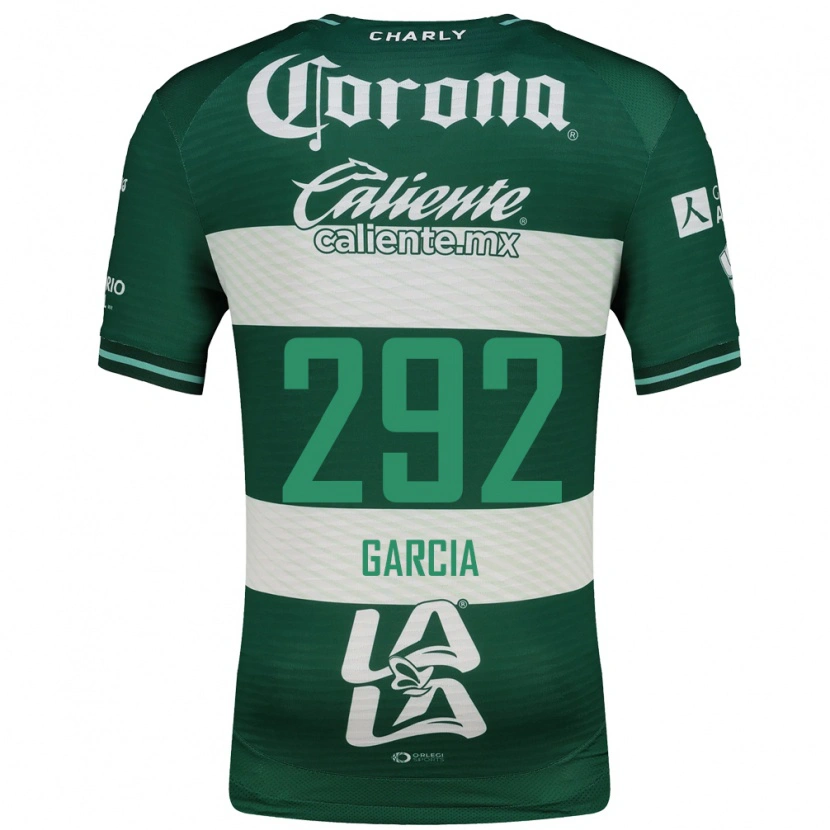 Danxen Homme Maillot Diego García #292 Vert Blanc Tenues Domicile 2026/27 T-Shirt