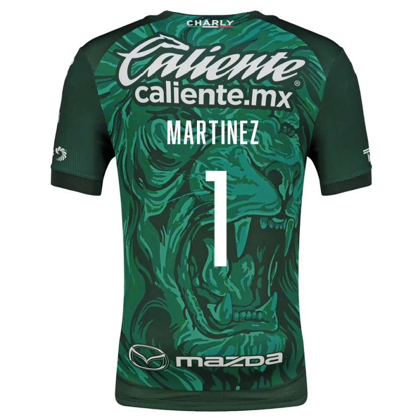 Danxen Homme Maillot Angeles Martínez #1 Vert Noir Tenues Domicile 2026/27 T-Shirt