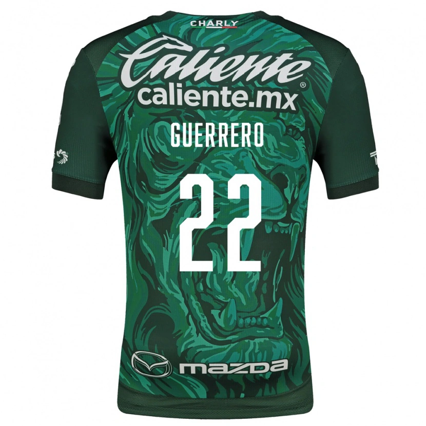 Danxen Homme Maillot África Guerrero #22 Vert Noir Tenues Domicile 2026/27 T-Shirt