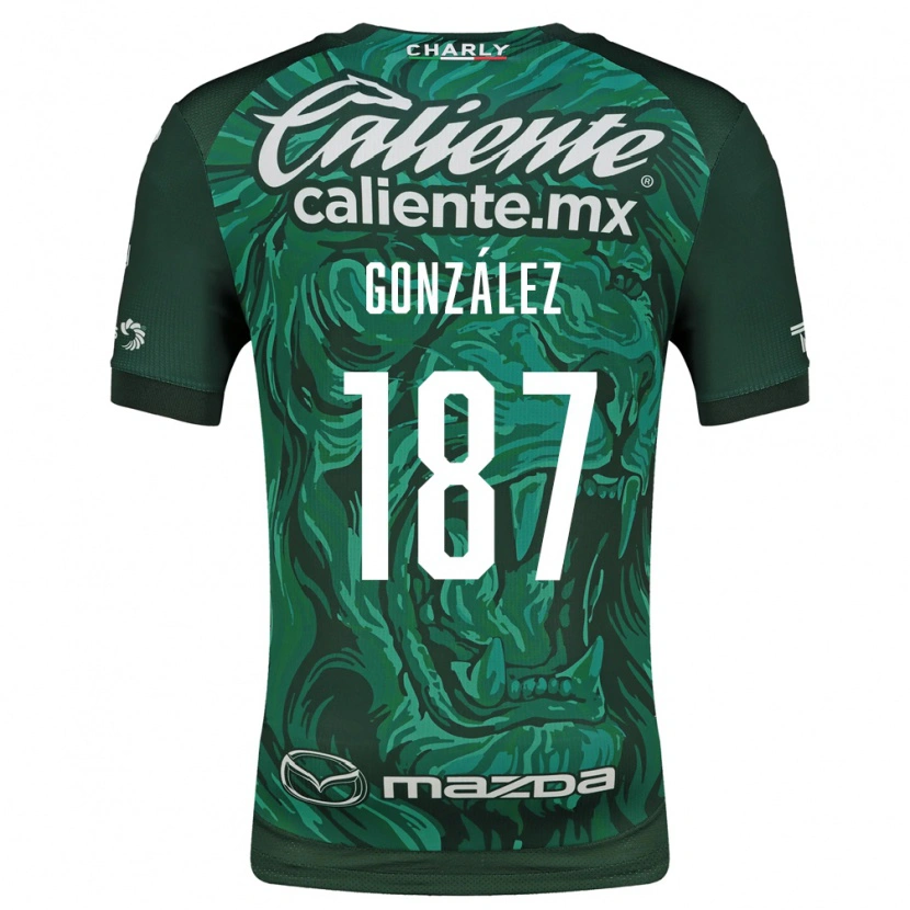 Danxen Homme Maillot Milán González #187 Vert Noir Tenues Domicile 2026/27 T-Shirt