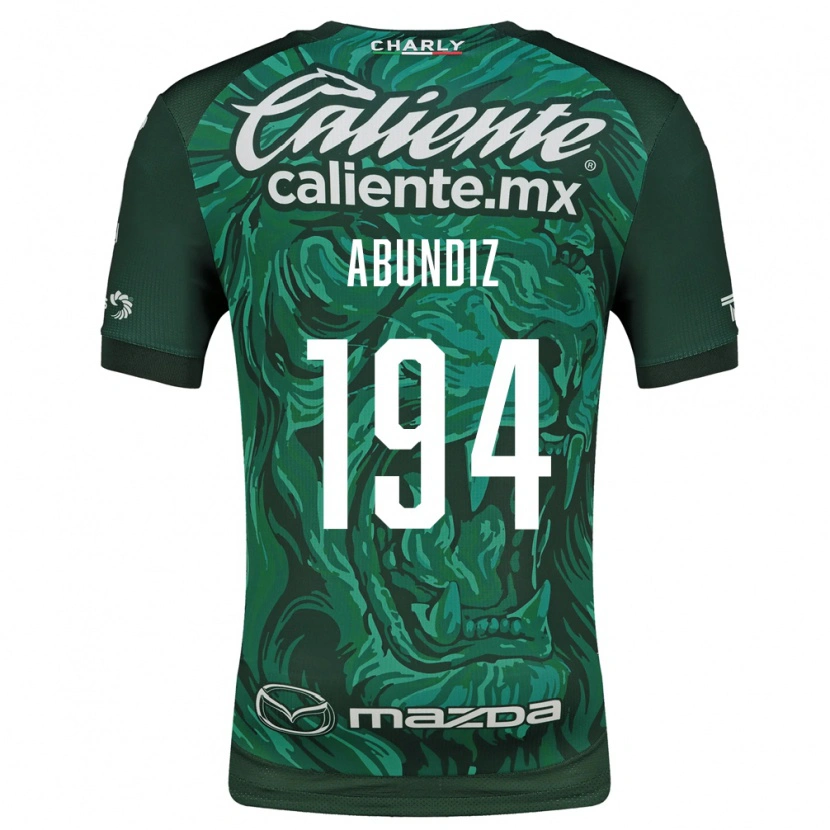 Danxen Homme Maillot Erick Abundiz #194 Vert Noir Tenues Domicile 2026/27 T-Shirt