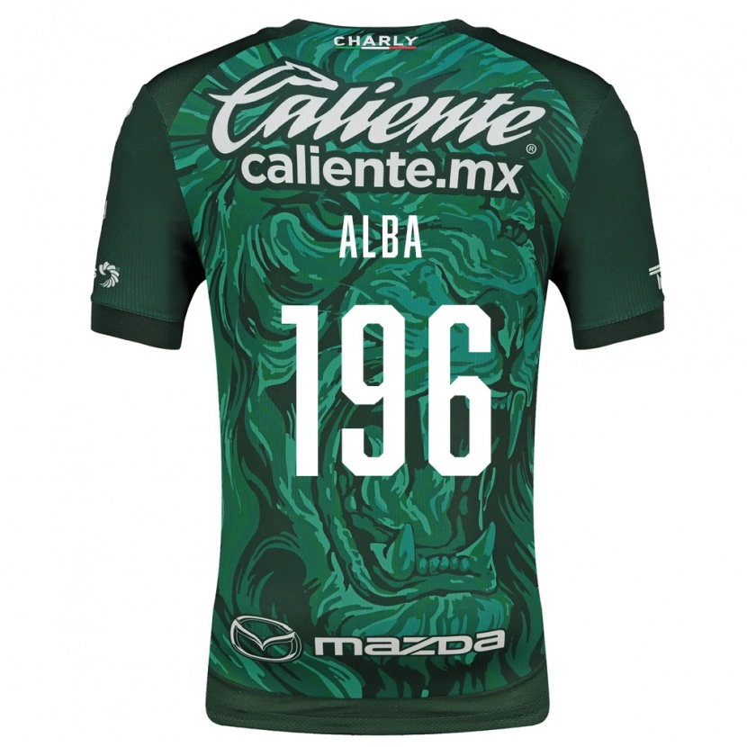 Danxen Homme Maillot Óscar Alba #196 Vert Noir Tenues Domicile 2026/27 T-Shirt
