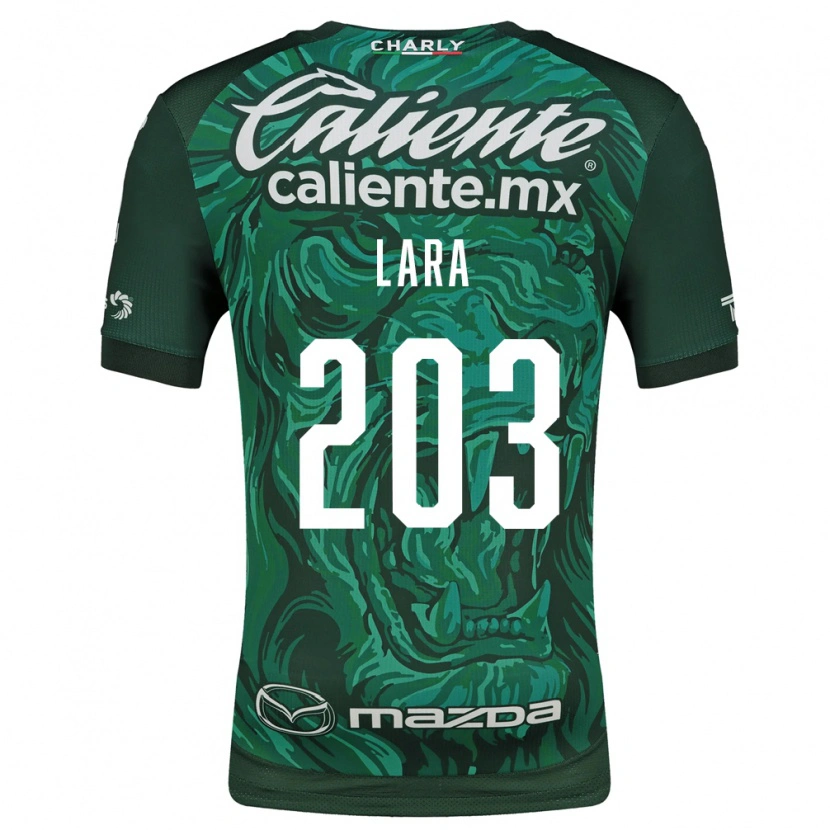 Danxen Homme Maillot Jesús Lara #203 Vert Noir Tenues Domicile 2026/27 T-Shirt