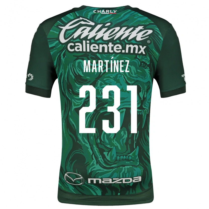 Danxen Homme Maillot Franco Martínez #231 Vert Noir Tenues Domicile 2026/27 T-Shirt