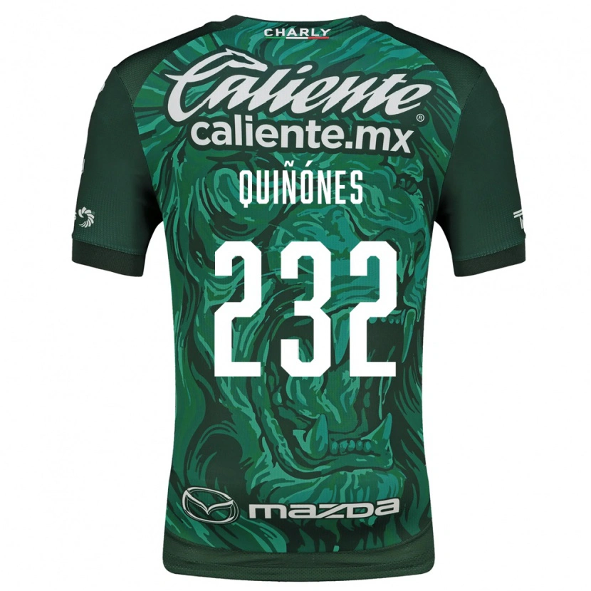 Danxen Homme Maillot Jorge Quiñónes #232 Vert Noir Tenues Domicile 2026/27 T-Shirt
