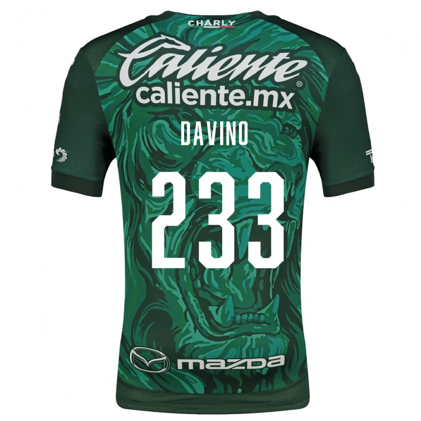 Danxen Homme Maillot Gianfranco Davino #233 Vert Noir Tenues Domicile 2026/27 T-Shirt