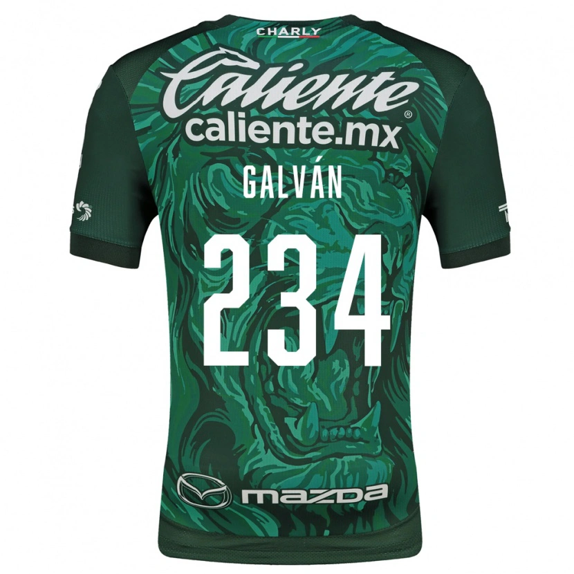 Danxen Homme Maillot Diego Galván #234 Vert Noir Tenues Domicile 2026/27 T-Shirt