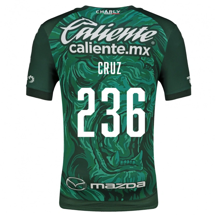 Danxen Homme Maillot Héctor Cruz #236 Vert Noir Tenues Domicile 2026/27 T-Shirt