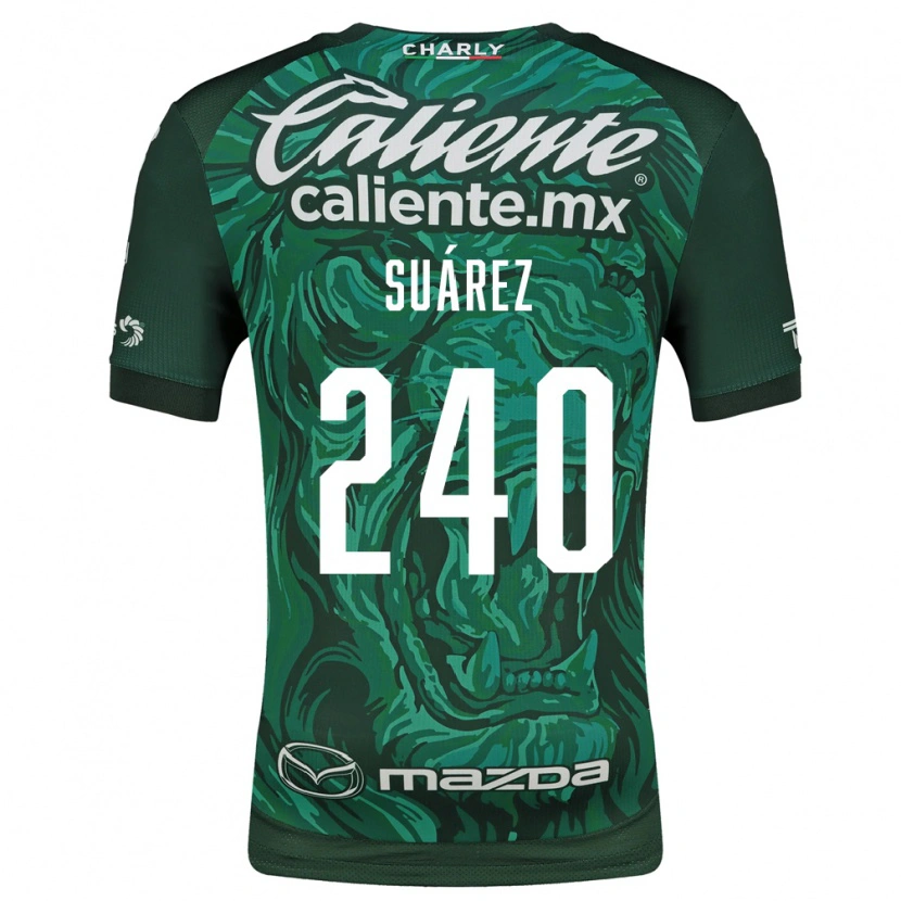 Danxen Homme Maillot Donovan Suárez #240 Vert Noir Tenues Domicile 2026/27 T-Shirt
