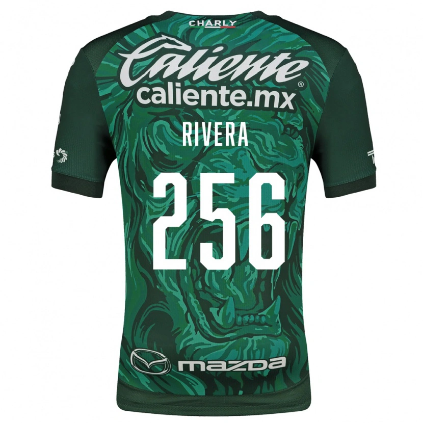 Danxen Homme Maillot Fernando Rivera #256 Vert Noir Tenues Domicile 2026/27 T-Shirt