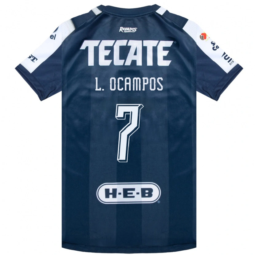 Danxen Homme Maillot Lucas Ocampos #7 Bleu Encre Blanc Rouge Tenues Domicile 2026/27 T-Shirt