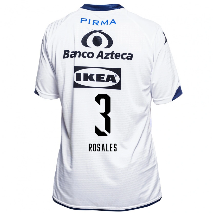 Danxen Homme Maillot Fátima Rosales #3 Blanc Noir Bleu Tenues Domicile 2026/27 T-Shirt