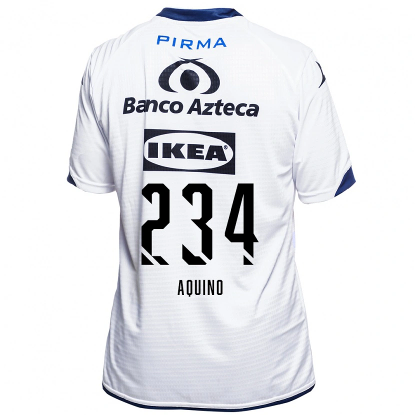 Danxen Homme Maillot Andy Aquino #234 Blanc Noir Bleu Tenues Domicile 2026/27 T-Shirt