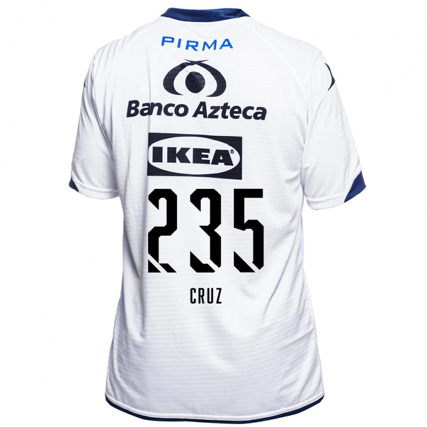 Danxen Homme Maillot Santiago Cruz #235 Blanc Noir Bleu Tenues Domicile 2026/27 T-Shirt