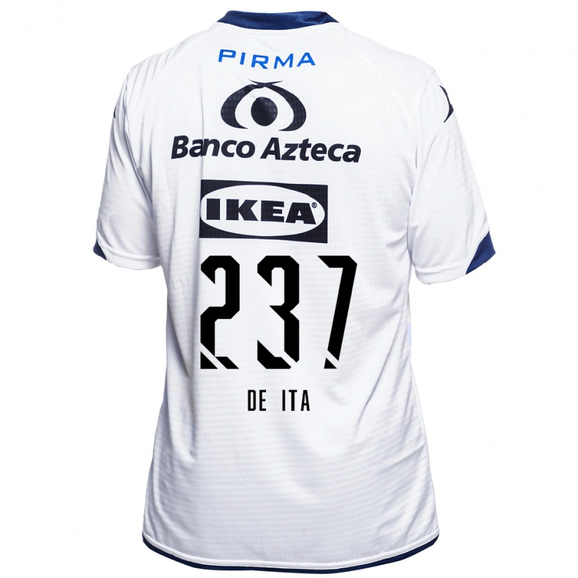 Danxen Homme Maillot Alejandro De Ita #237 Blanc Noir Bleu Tenues Domicile 2026/27 T-Shirt