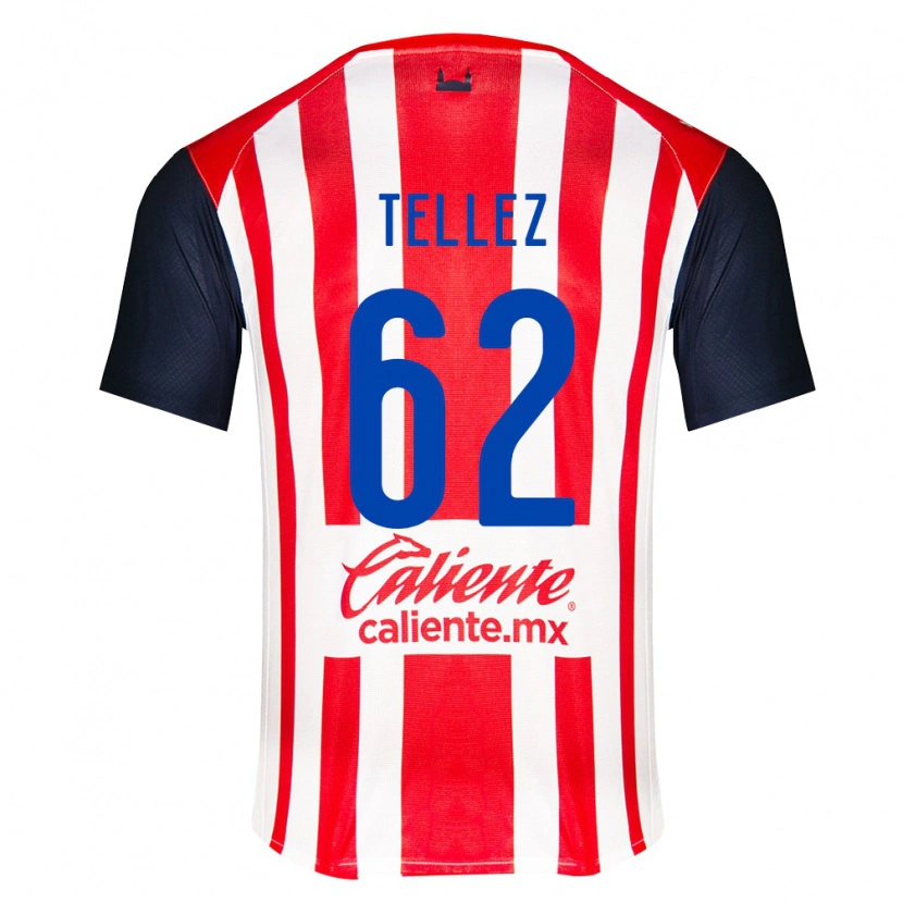 Danxen Homme Maillot Brandon Téllez #62 Rouge Noir Blanc Tenues Domicile 2026/27 T-Shirt