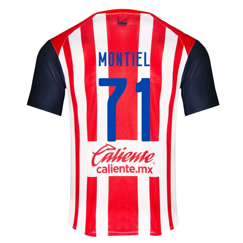 Danxen Homme Maillot Erick Montiel #71 Rouge Noir Blanc Tenues Domicile 2026/27 T-Shirt