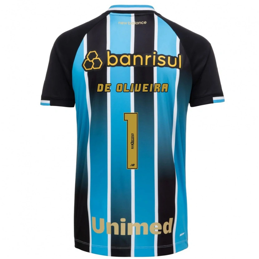 Danxen Homme Maillot Walewska Moreira De Oliveira #1 Bleu Marron Noir Tenues Domicile 2026/27 T-Shirt