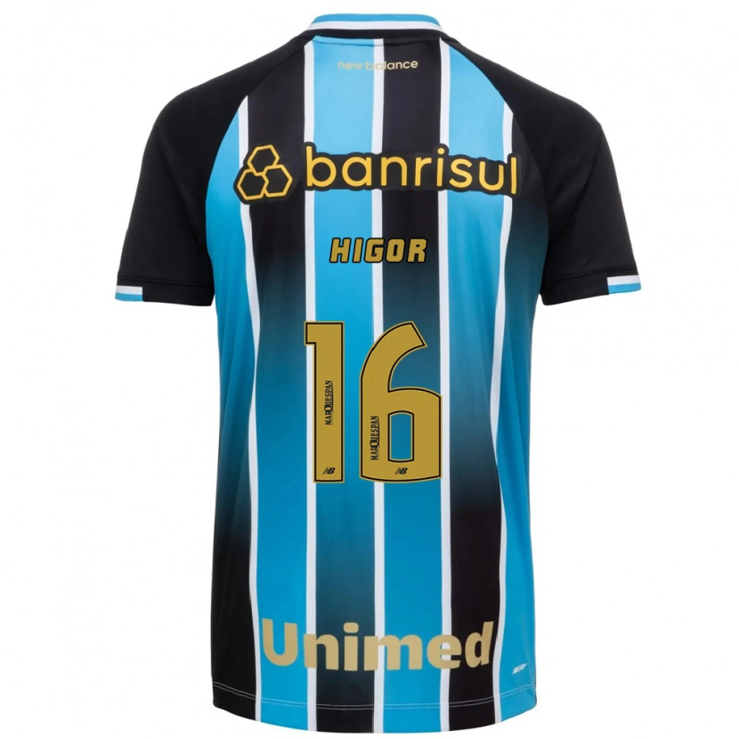 Danxen Homme Maillot Higor Sousa E Silva #16 Bleu Marron Noir Tenues Domicile 2026/27 T-Shirt