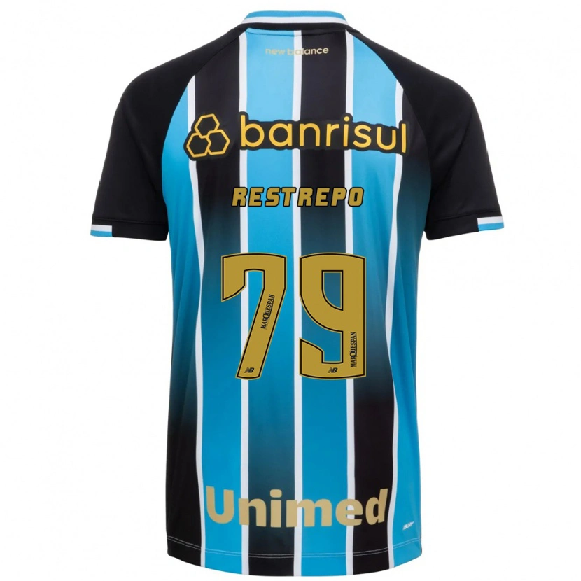 Danxen Homme Maillot Kelly Restrepo #79 Bleu Marron Noir Tenues Domicile 2026/27 T-Shirt