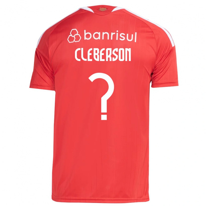 Danxen Homme Maillot Cleberson #0 Rouge Blanc Tenues Domicile 2026/27 T-Shirt