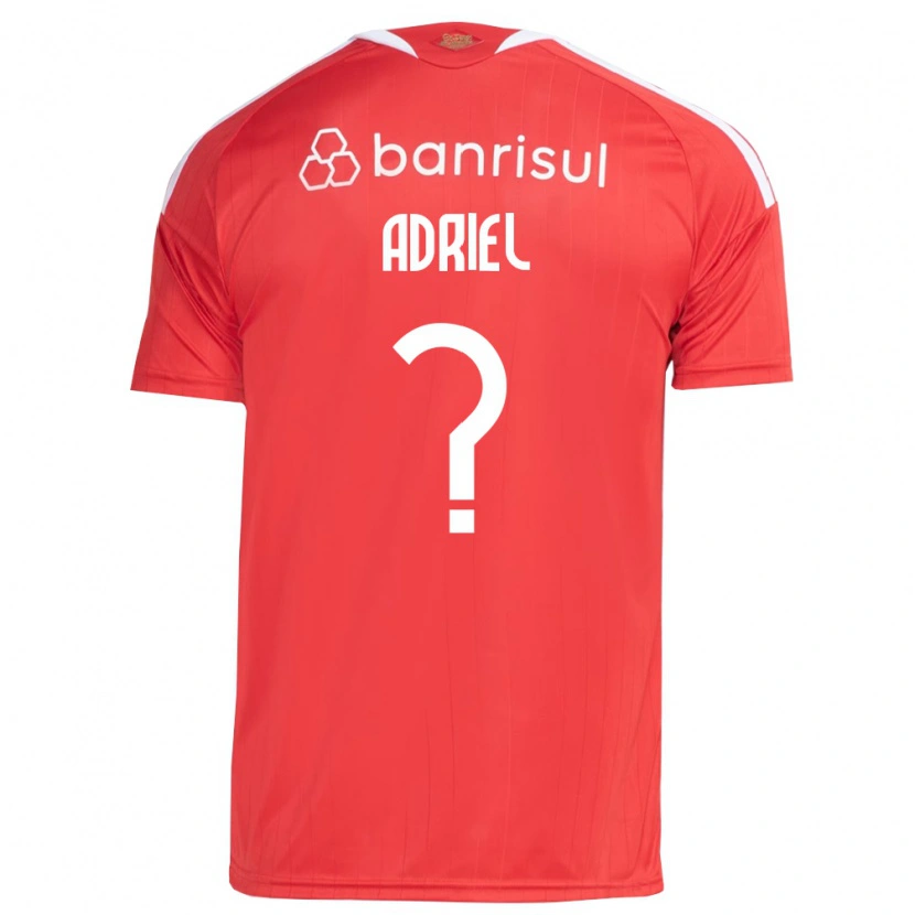 Danxen Homme Maillot Adriel #0 Rouge Blanc Tenues Domicile 2026/27 T-Shirt