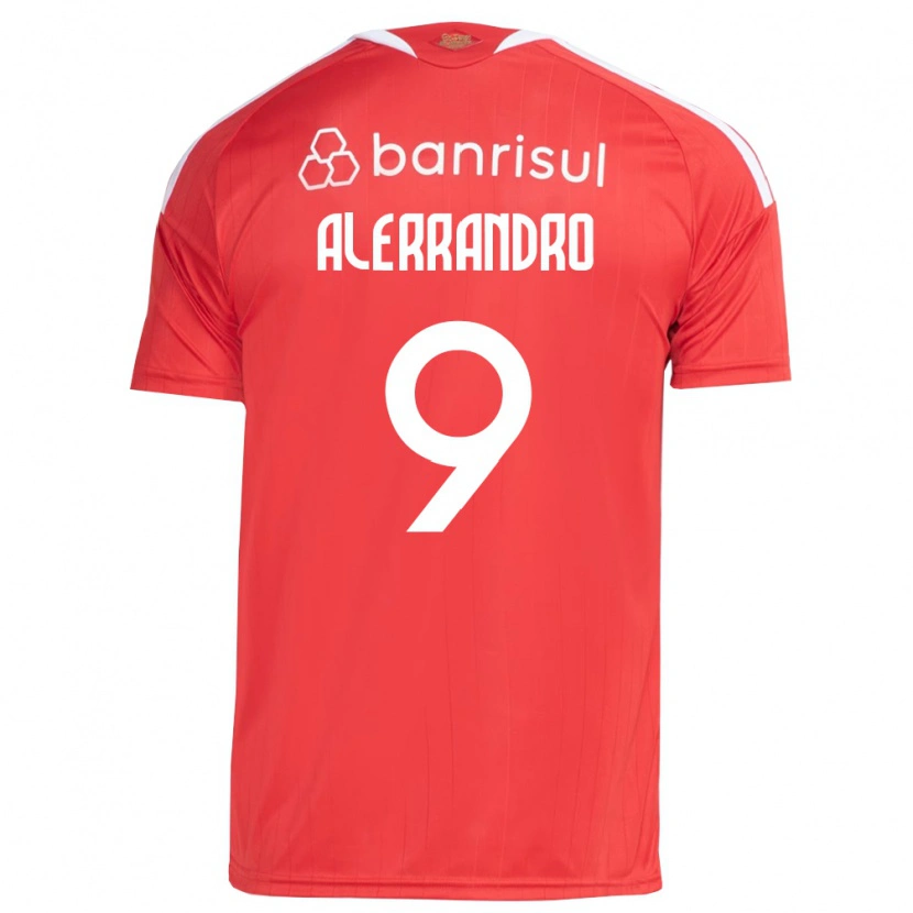 Danxen Homme Maillot Alerrandro Barra Mansa Realino De Souza #9 Rouge Blanc Tenues Domicile 2026/27 T-Shirt