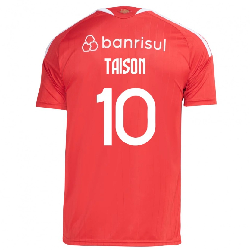 Danxen Homme Maillot Taison #10 Rouge Blanc Tenues Domicile 2026/27 T-Shirt