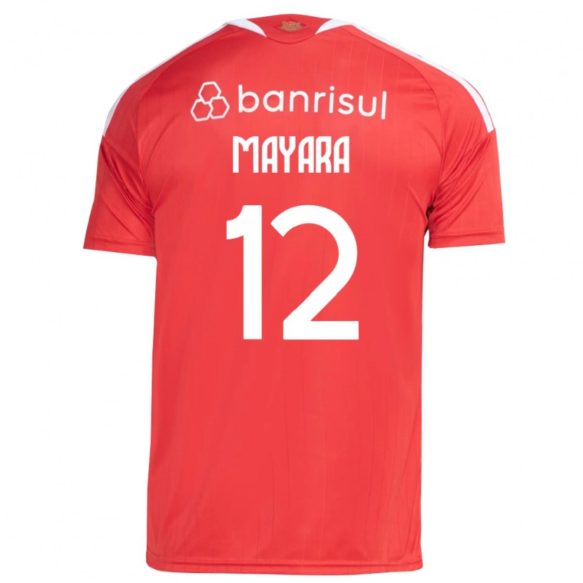 Danxen Homme Maillot Mayara #12 Rouge Blanc Tenues Domicile 2026/27 T-Shirt